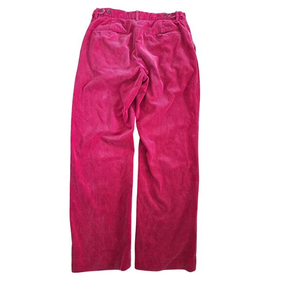 Vintage Polo Ralph Lauren Red Corduroy Straight Leg Pants 32/20 - Picture 4 of 10